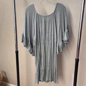 Reset by Jane Off the shoulder saje green dress